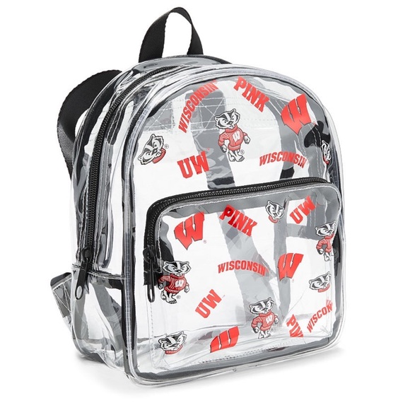 Pink VS Collegiate Clear Micro Backpack - Picture 5 of 5